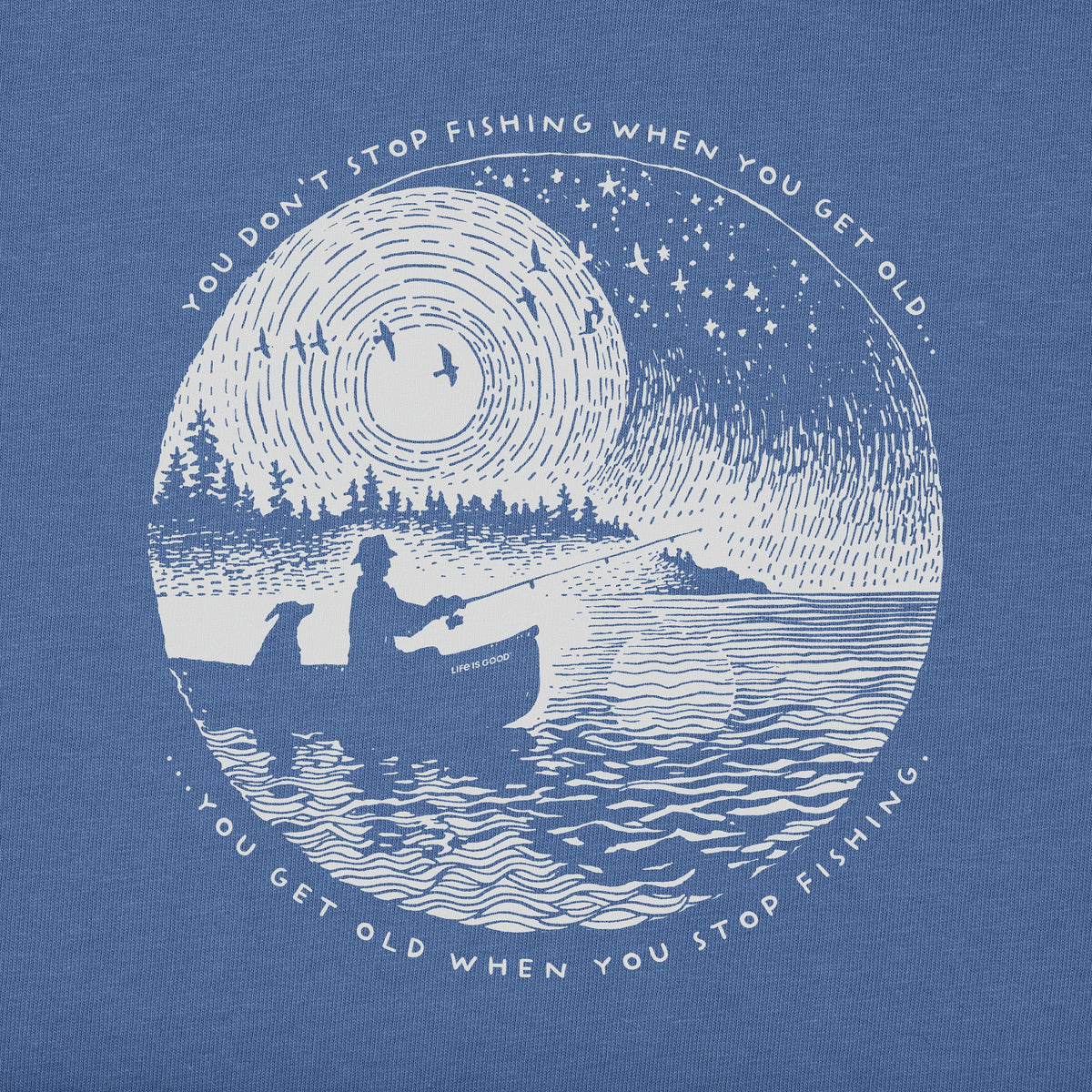 Don't Stop Fishing Scene T-Shirt