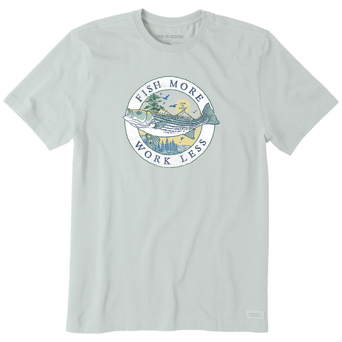 Fineline Fish More Work Less T-Shirt
