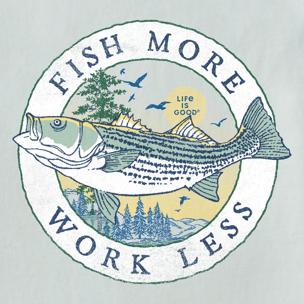 Fineline Fish More Work Less T-Shirt